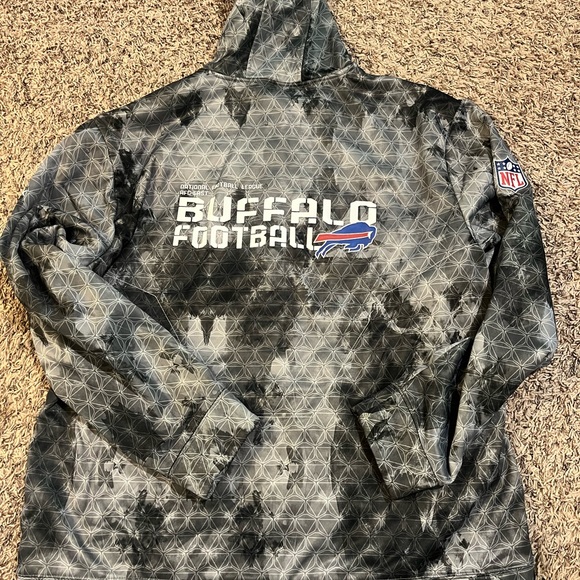 Buffalo Bills Onfield Reebok Zip Up Hoodie sz Large - Picture 2 of 4